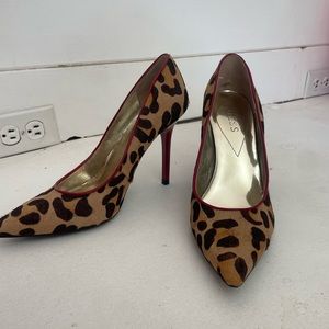 Guess Cheetah Print High Heels
